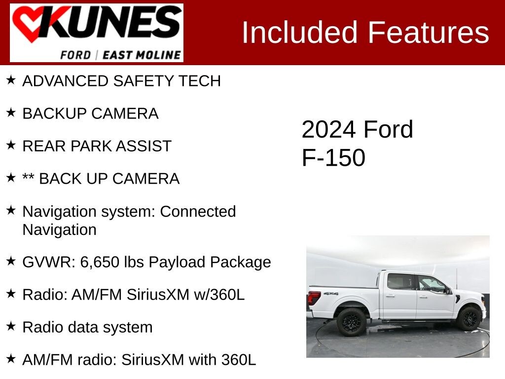 Used 2024 Ford F-150 XLT Truck SuperCrew Cab