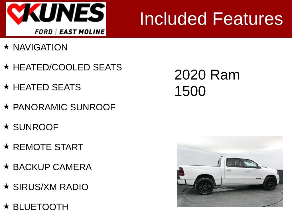 Used 2020 Ram 1500 Rebel Truck Crew Cab