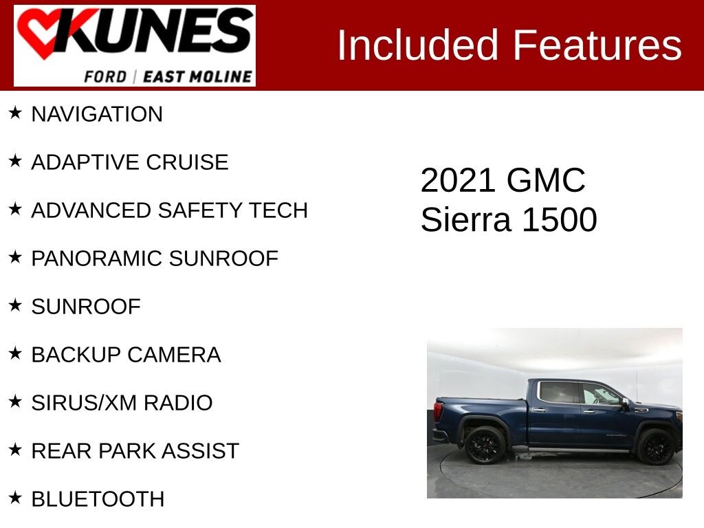 Used 2021 GMC Sierra 1500 Denali Truck Crew Cab