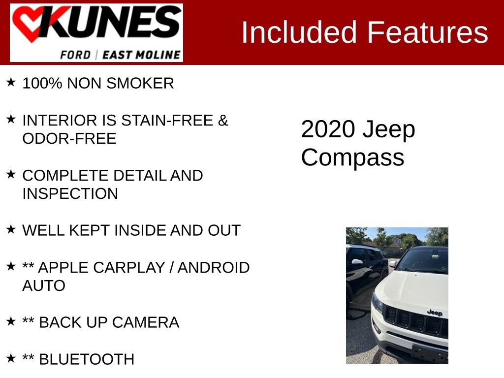 Used 2020 Jeep Compass Latitude SUV