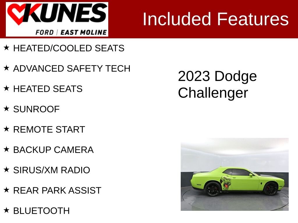 Used 2023 Dodge Challenger SXT Coupe