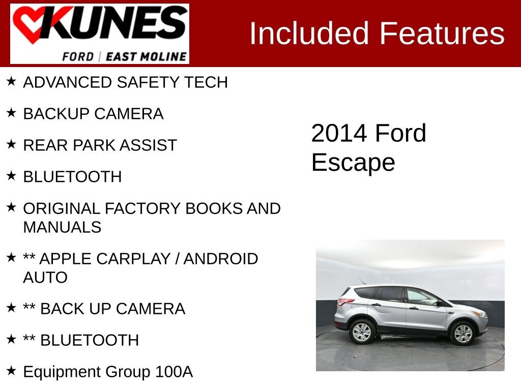 Used 2014 Ford Escape S SUV