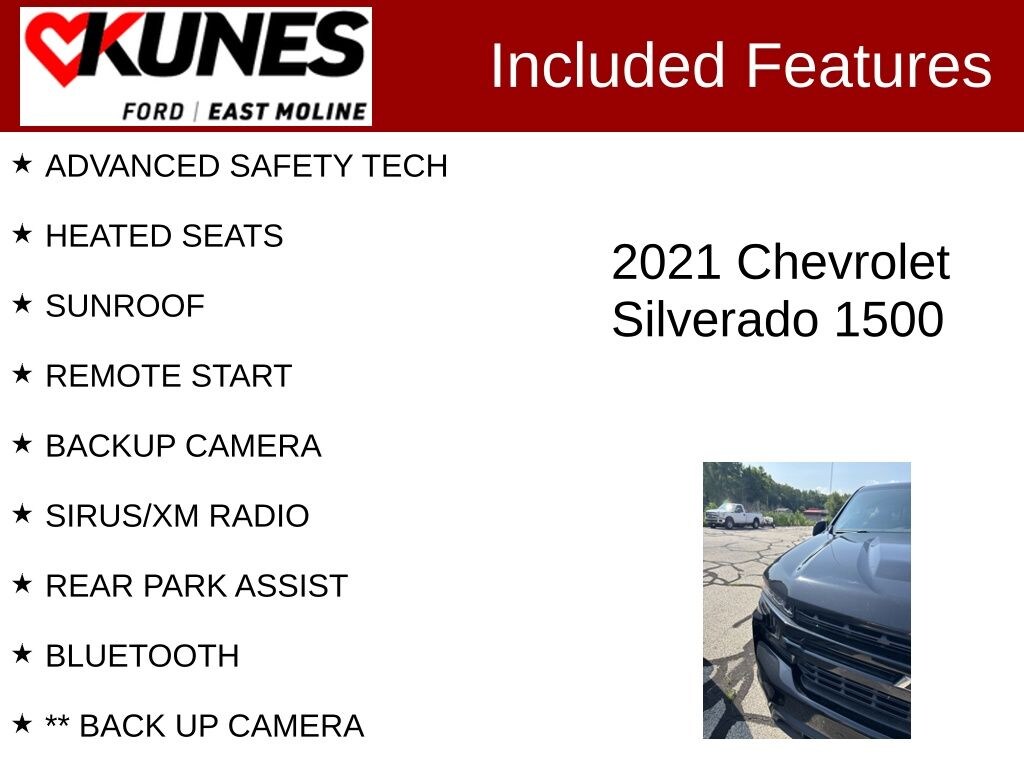 Used 2021 Chevrolet Silverado 1500 LT Trail Boss Truck Crew Cab