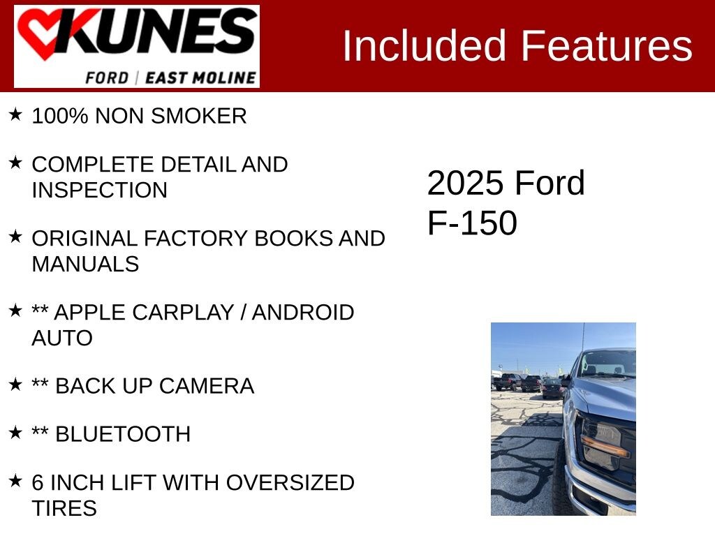 Used 2025 Ford F-150 XLT Truck SuperCrew Cab