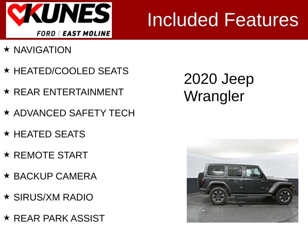 Used 2020 Jeep Wrangler Unlimited Sahara SUV