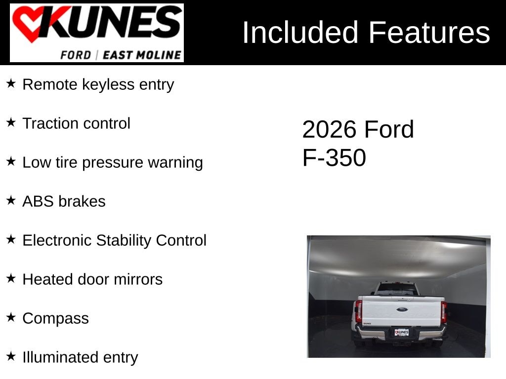 New 2026 Ford F-350 Lariat DRW Truck Crew Cab