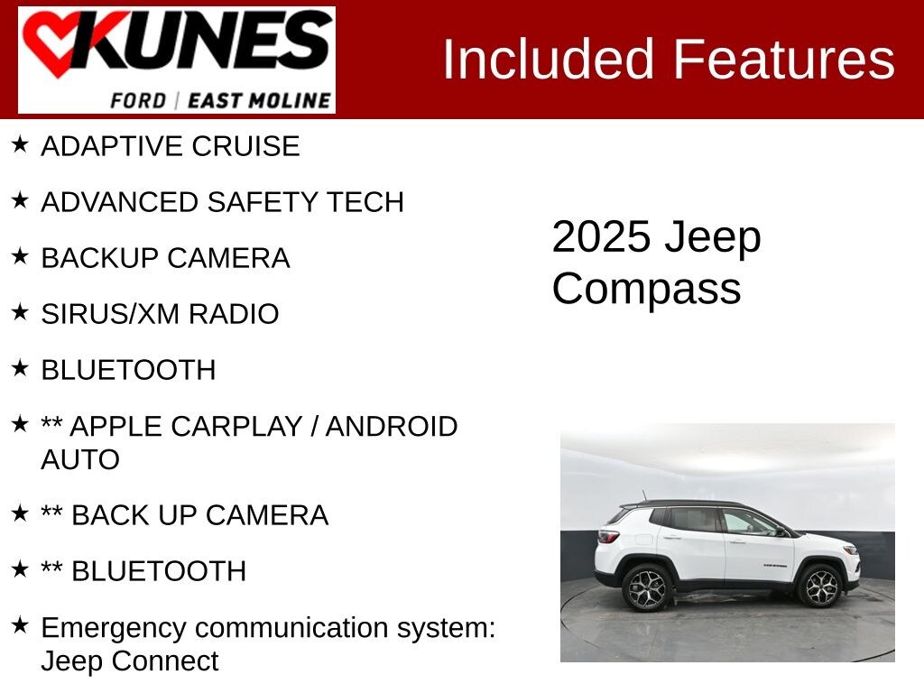 Used 2025 Jeep Compass Limited SUV