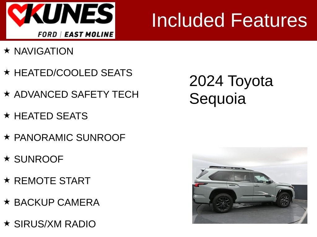 Used 2024 Toyota Sequoia Platinum SUV