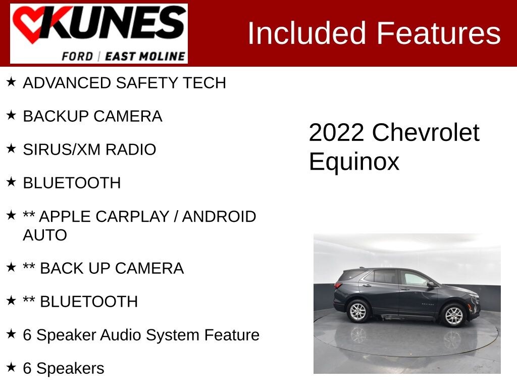 Used 2022 Chevrolet Equinox LT SUV