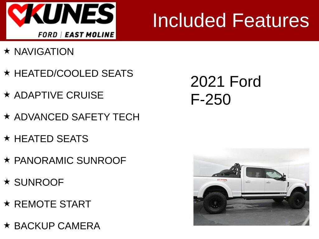 Used 2021 Ford F-250 Lariat Truck Crew Cab