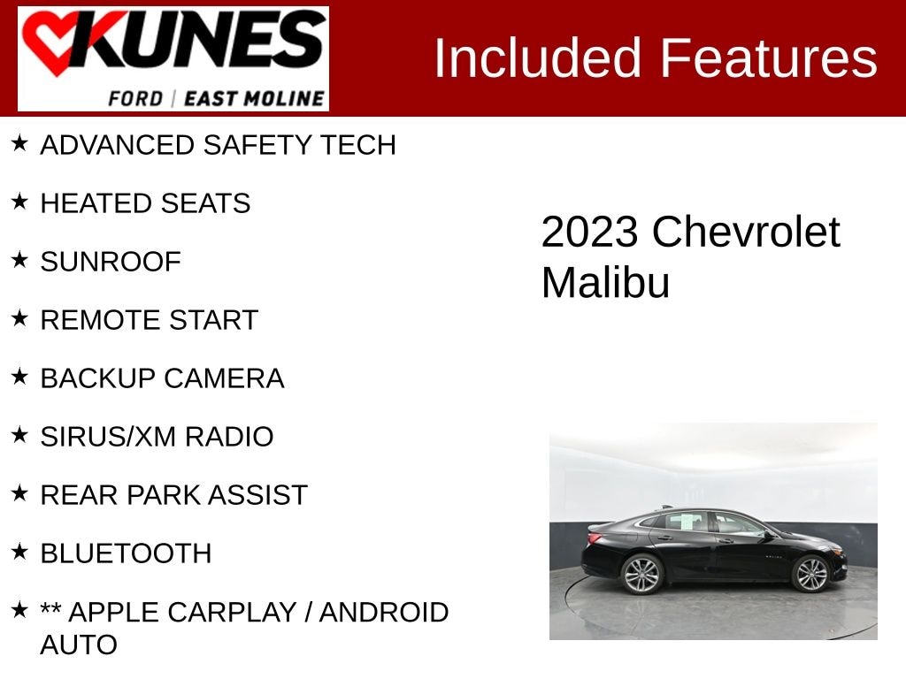 Used 2023 Chevrolet Malibu LT 1LT Sedan