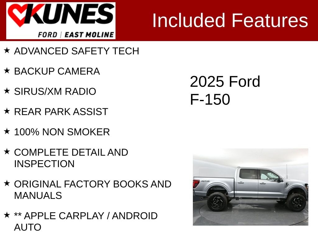 Used 2025 Ford F-150 XLT Truck SuperCrew Cab