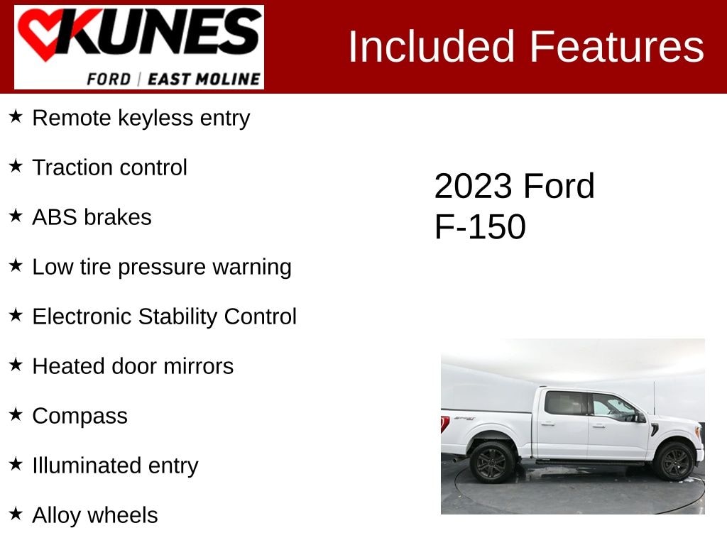 Used 2023 Ford F-150 XLT Truck SuperCrew Cab