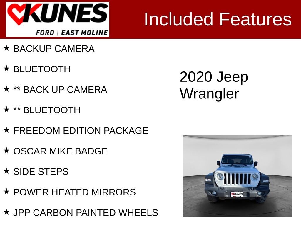 Used 2020 Jeep Wrangler Unlimited Sport SUV