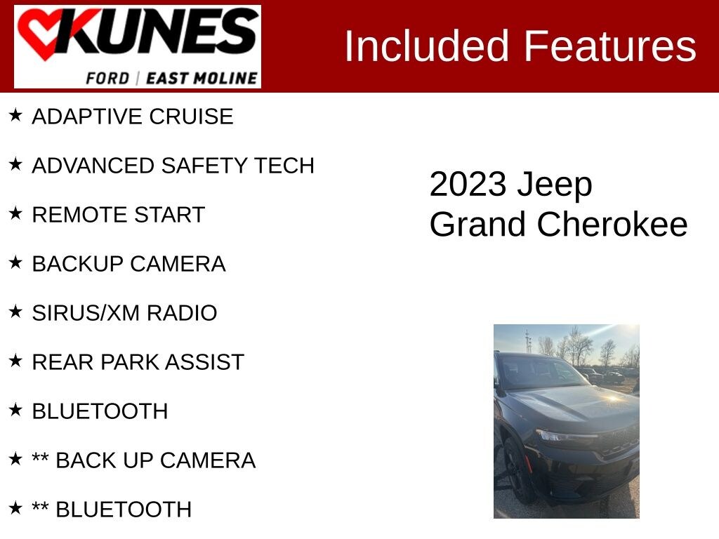 Used 2023 Jeep Grand Cherokee Altitude X SUV