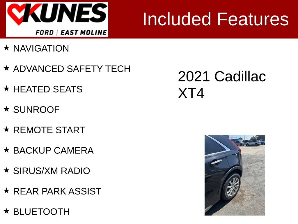Used 2021 CADILLAC XT4 Premium Luxury SUV