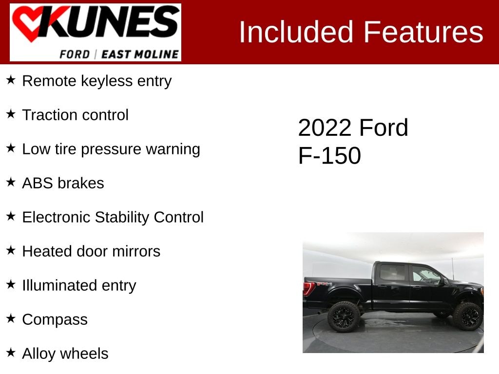 Used 2022 Ford F-150 XLT Truck SuperCrew Cab