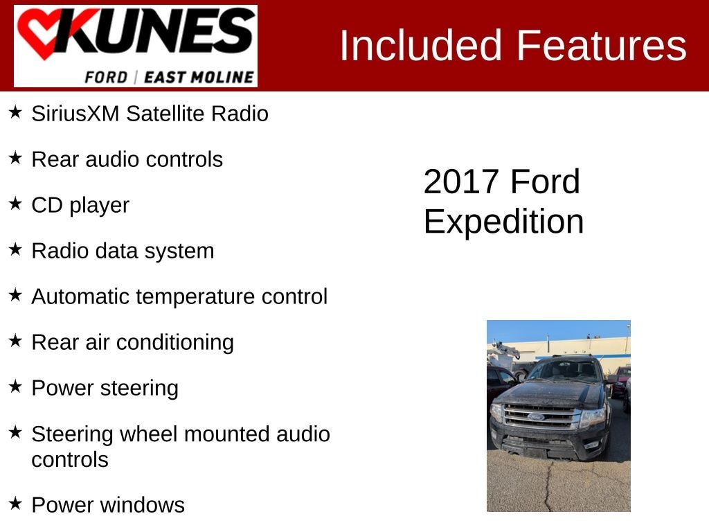 Used 2017 Ford Expedition XLT SUV
