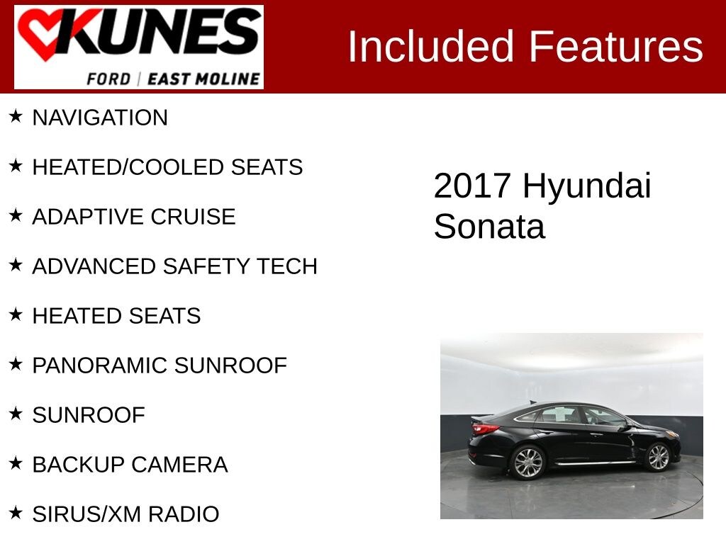 Used 2017 Hyundai Sonata Limited Sedan