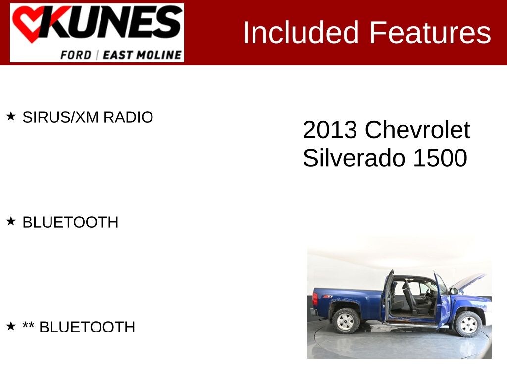 Used 2013 Chevrolet Silverado 1500 LT Truck Extended Cab