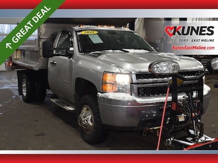 2011 Chevrolet Silverado 3500HD Chassis Stainless Steel Dump Body LT1 Truck Regular Cab