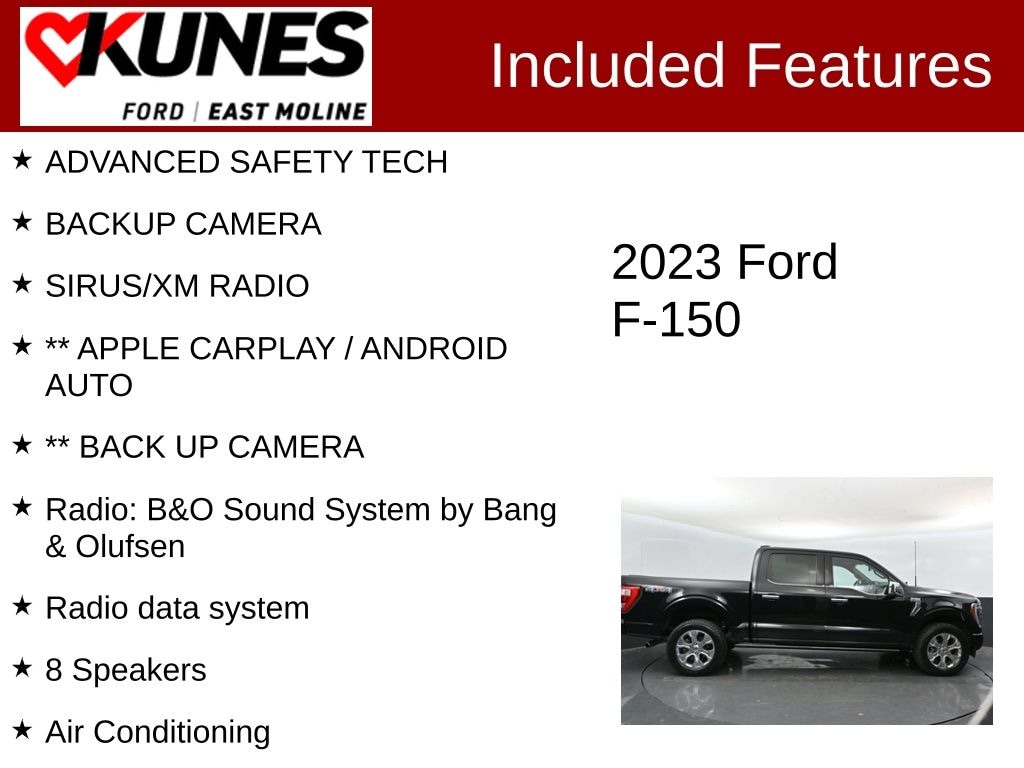 Used 2023 Ford F-150 Platinum Truck SuperCrew Cab