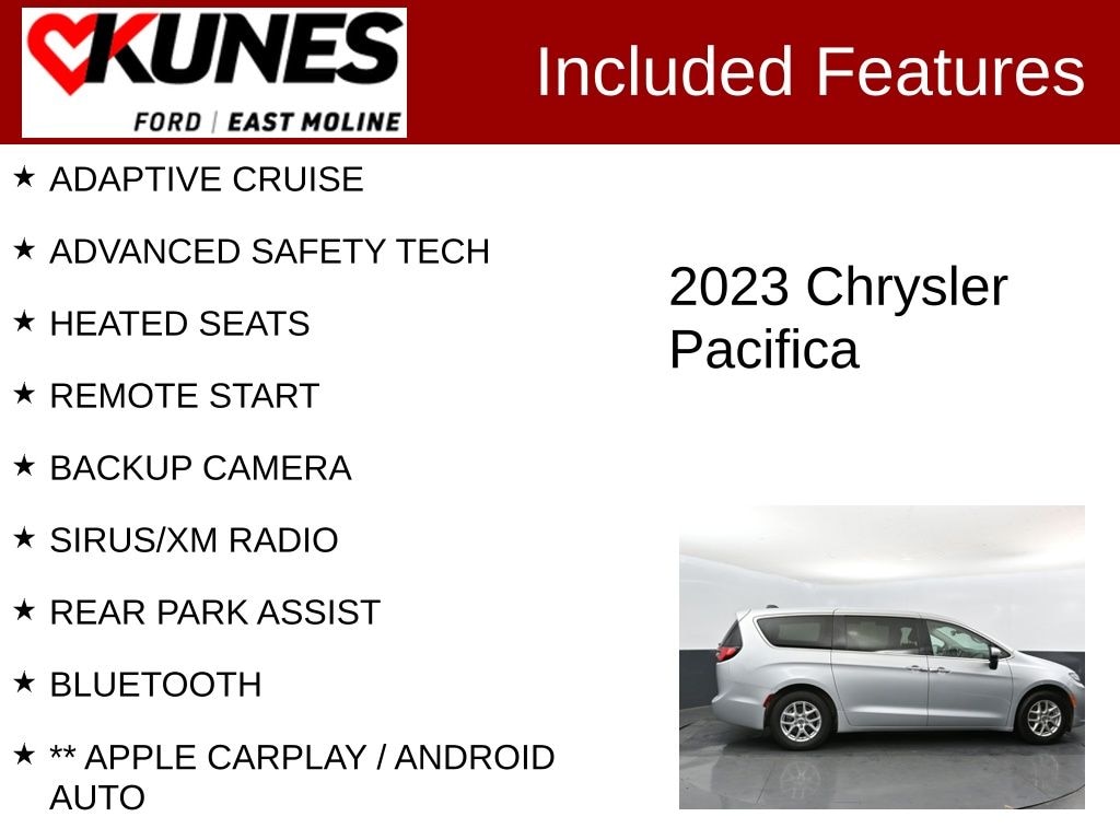 Used 2023 Chrysler Pacifica Touring L Van Passenger Van
