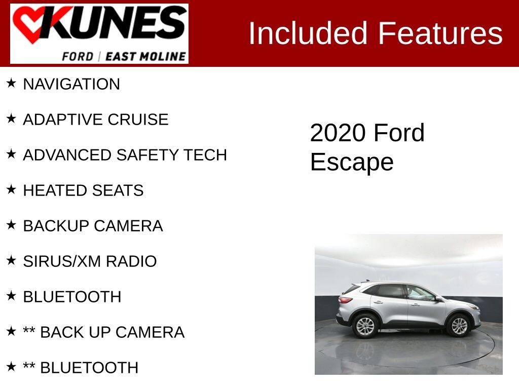 Used 2020 Ford Escape SE SUV