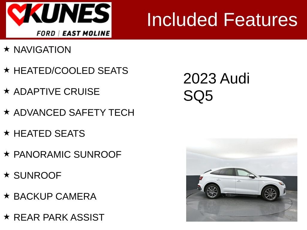 Used 2023 Audi SQ5 Sportback Prestige Quattro SUV
