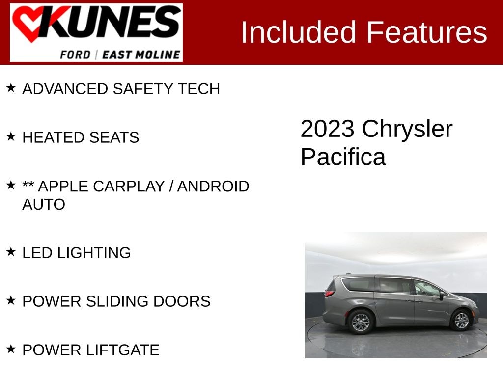 Used 2023 Chrysler Pacifica Touring L Van Passenger Van