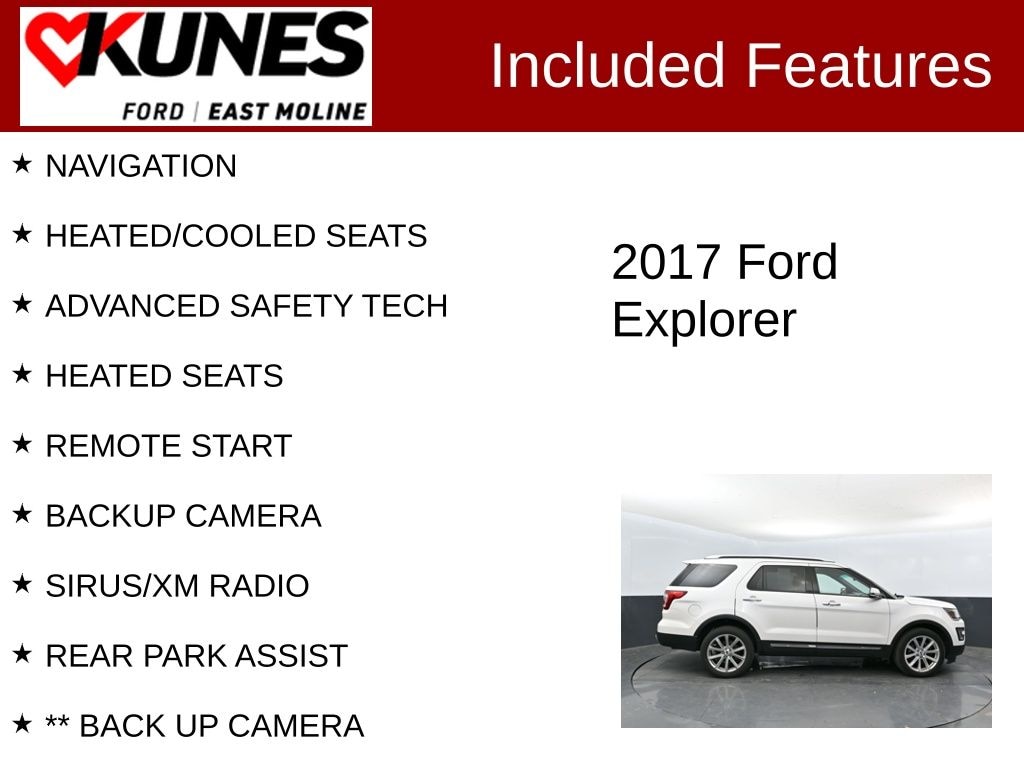 Used 2017 Ford Explorer Limited SUV