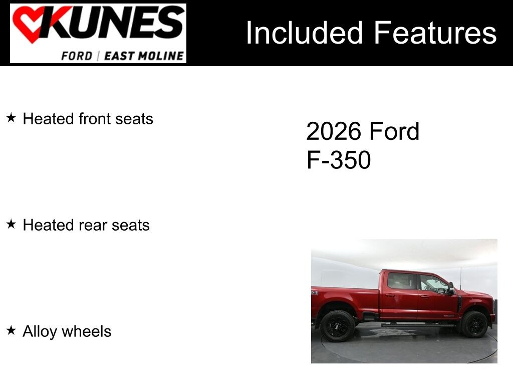 New 2026 Ford F-350 Lariat Truck Crew Cab