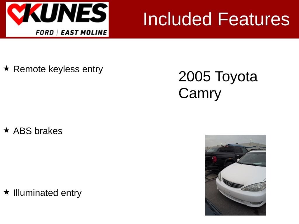 Used 2005 Toyota Camry STD Sedan