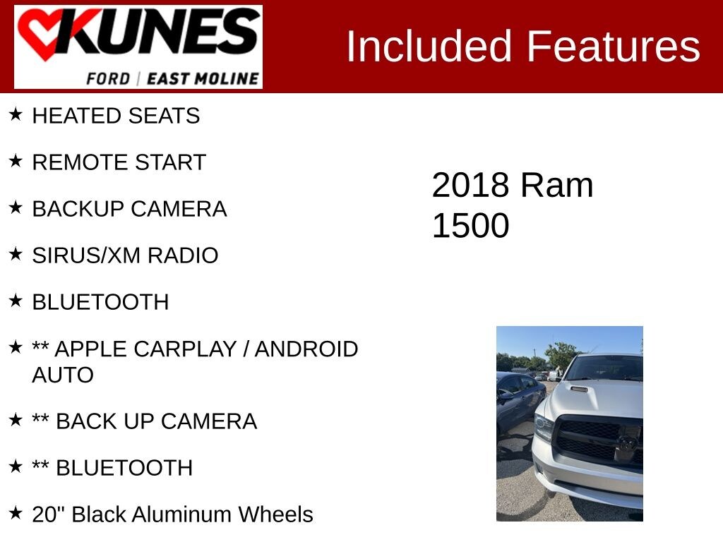 Used 2018 Ram 1500 Night Truck Crew Cab