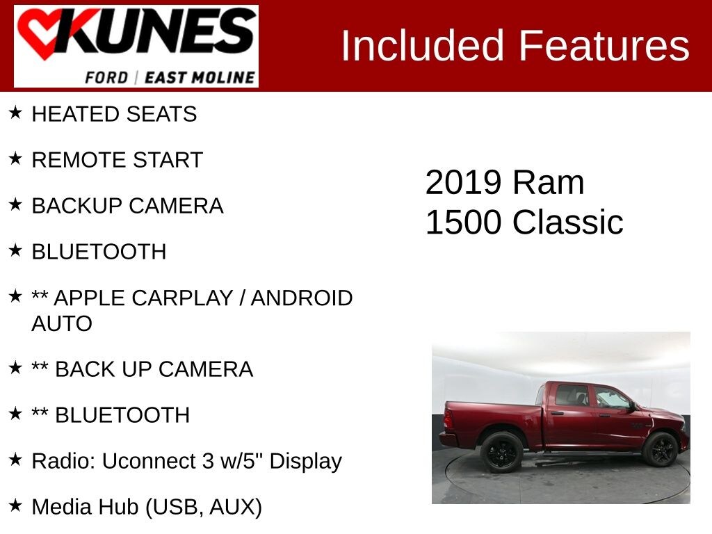 Used 2019 Ram 1500 Classic Express Truck Crew Cab