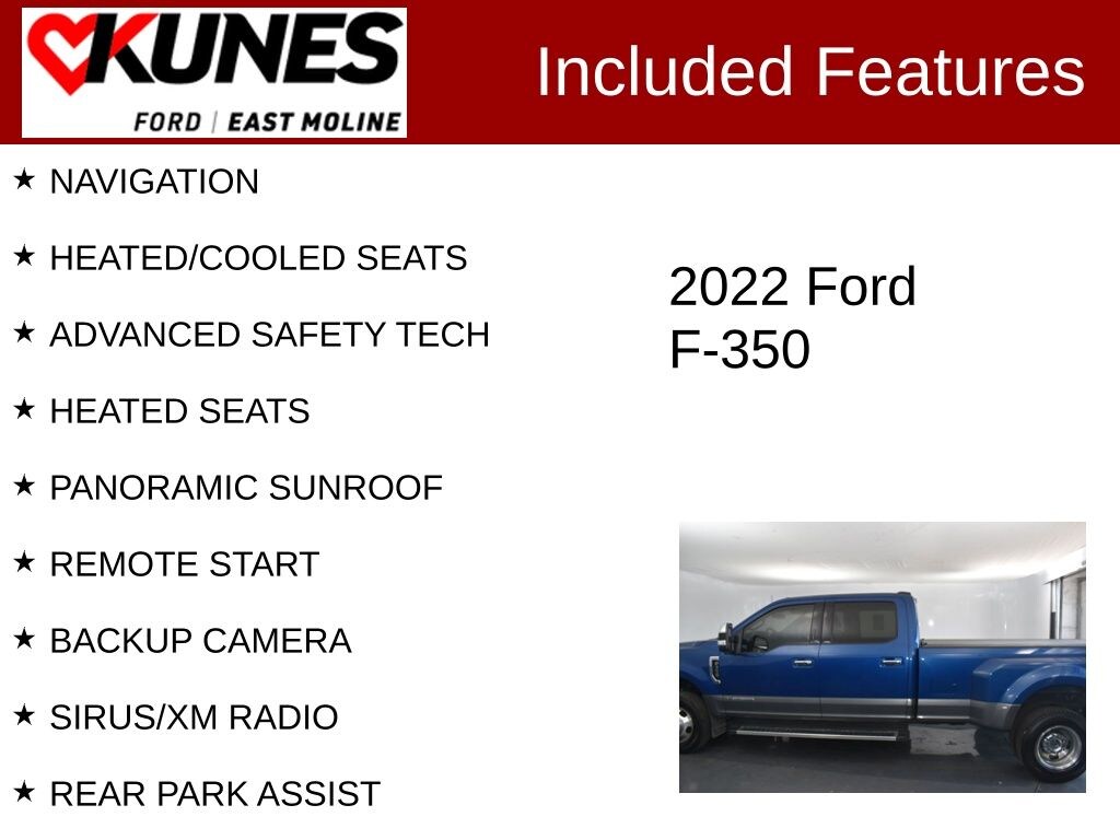 Used 2022 Ford F-350 Lariat DRW Truck Crew Cab