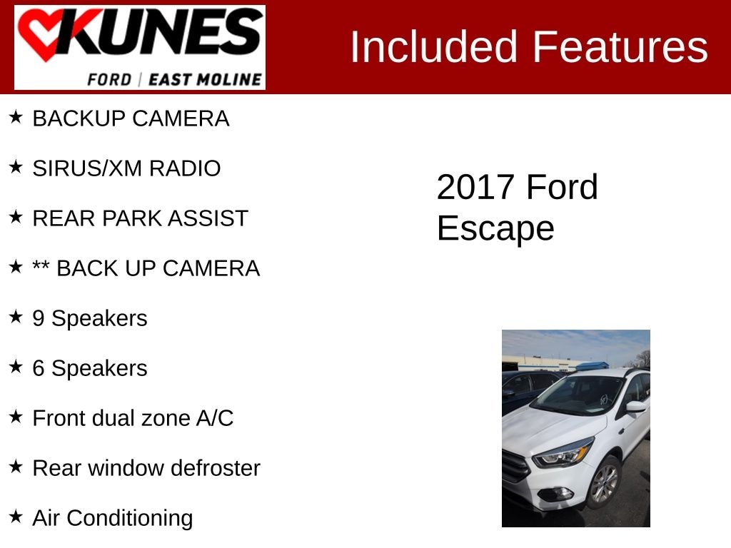 Used 2017 Ford Escape SE SUV