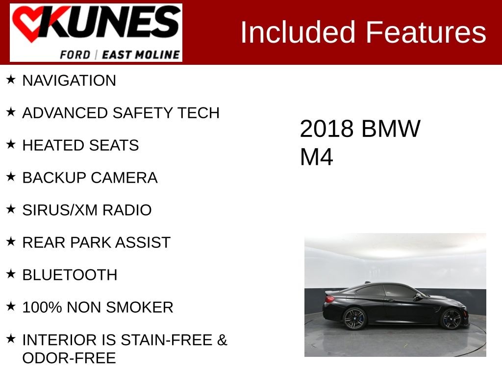 Used 2018 BMW M4 Base Coupe