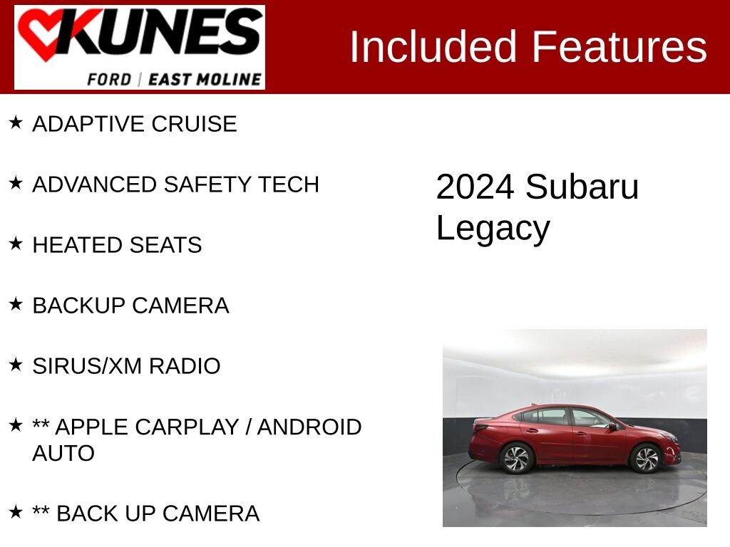 Used 2024 Subaru Legacy Premium Sedan