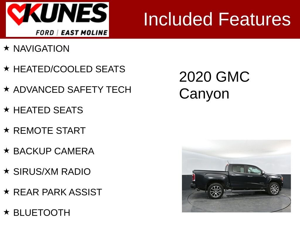 Used 2020 GMC Canyon Denali Truck Crew Cab