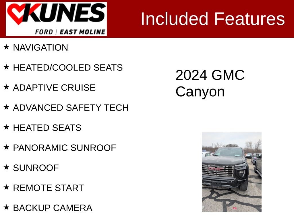 Used 2024 GMC Canyon Denali Truck Crew Cab