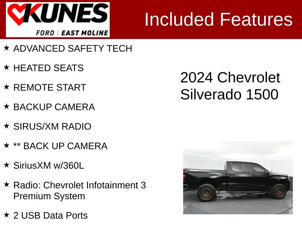 Used 2024 Chevrolet Silverado 1500 LT Trail Boss Truck Crew Cab
