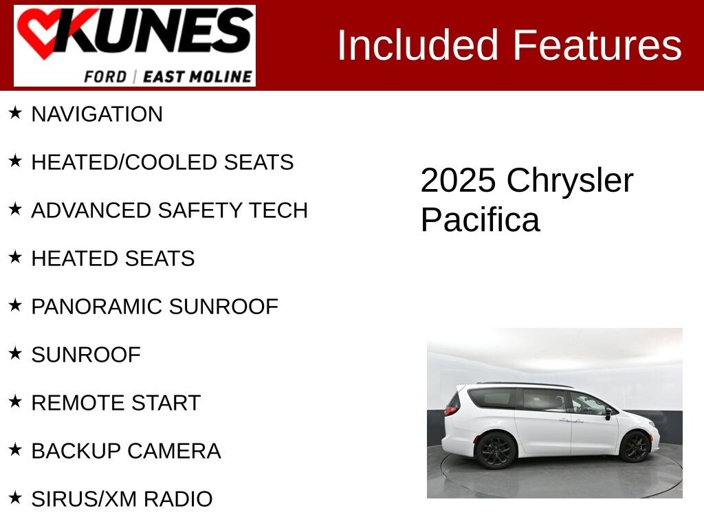 Used 2025 Chrysler Pacifica Limited Van Passenger Van