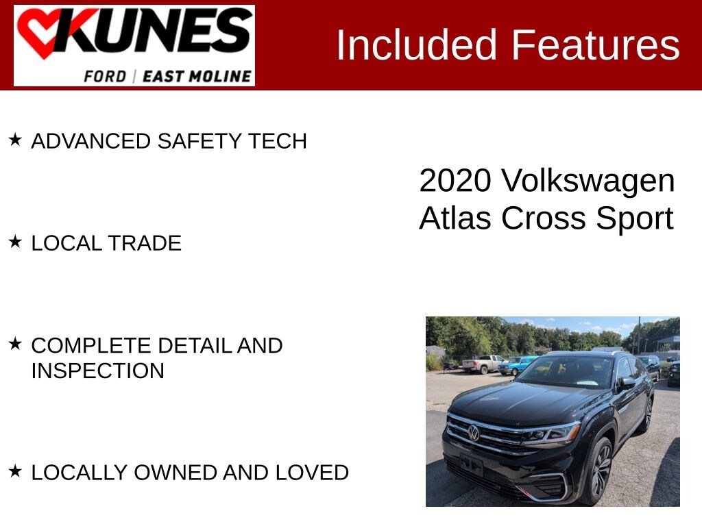 Used 2020 Volkswagen Atlas Cross Sport 3.6L V6 SEL Premium R-Line 4motion SUV