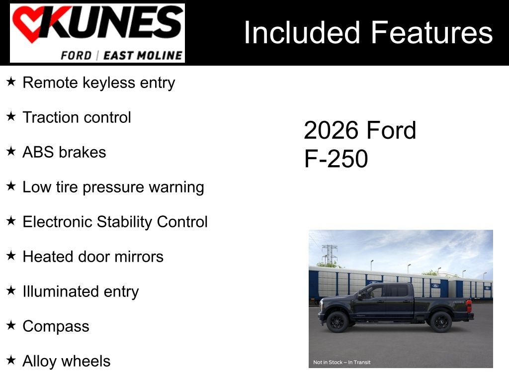 New 2026 Ford F-250 XLT Truck Crew Cab