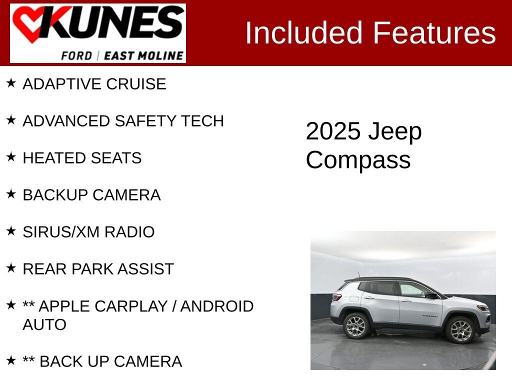 Used 2025 Jeep Compass Limited SUV