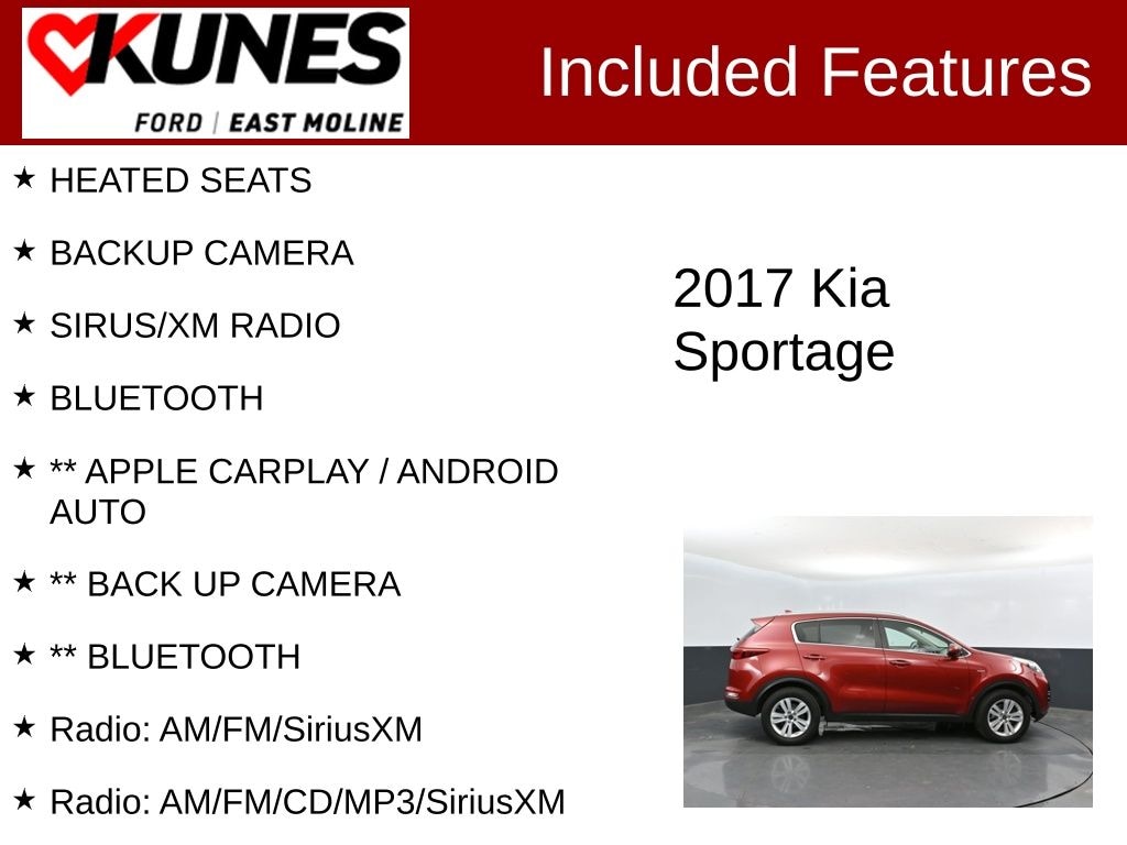 Used 2017 Kia Sportage LX SUV