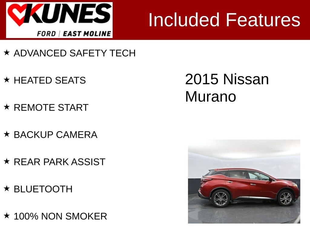 Used 2015 Nissan Murano Platinum SUV