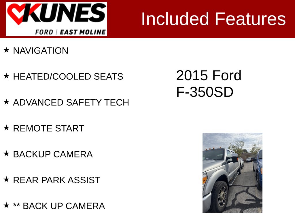 Used 2015 Ford F-350 Truck Crew Cab
