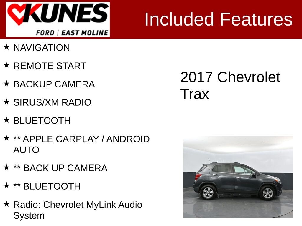 Used 2017 Chevrolet Trax LT SUV